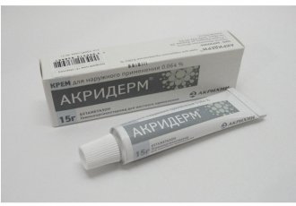 Инструкция по применению мази Акридерм